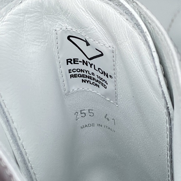 Prada Monolith Leather & Nylon Lug Sole Combat boots size 41 - Picture 9 of 13